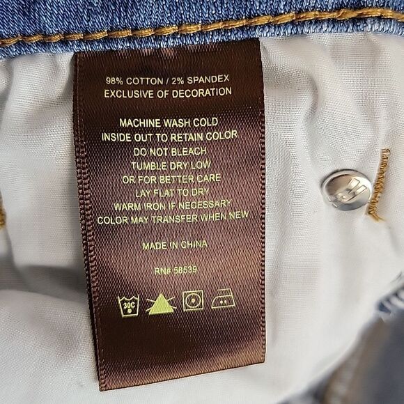 Kut From The Kloth Catherine Boyfriend Lightwash Blue Denim Jeans Womens Size 8 - Picture 13 of 16